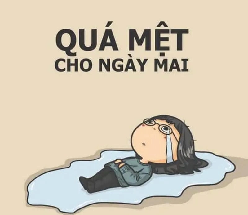Cười sảng với meme mệt mỏi viral