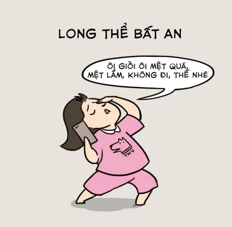 Khám phá những bức meme mệt mỏi hài hước