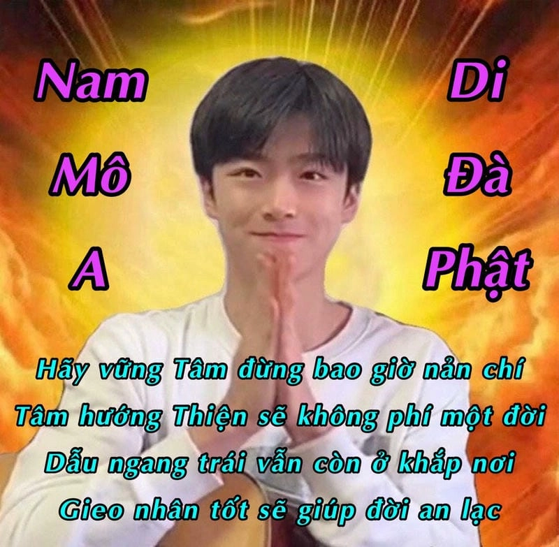 Gợi ý những bức meme mô phật troll