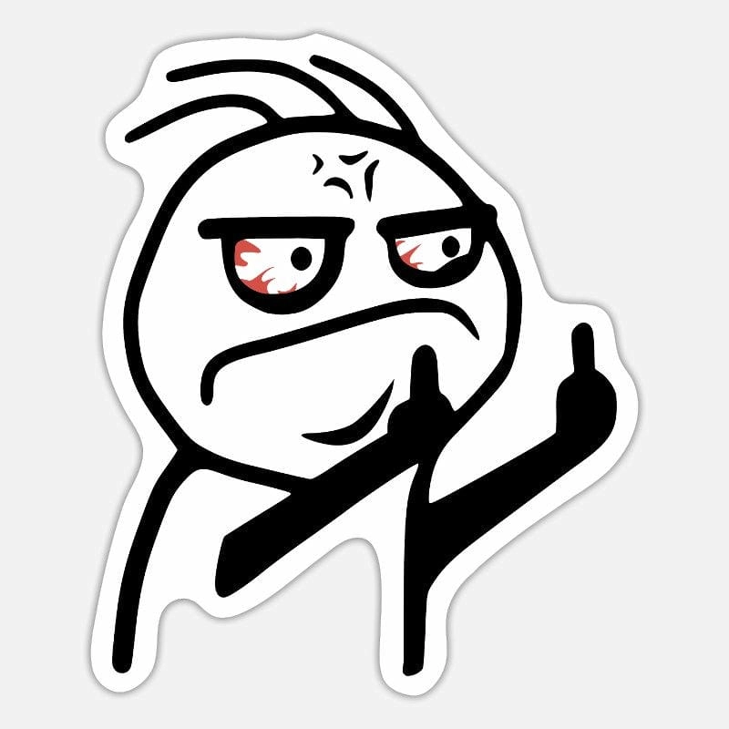 Ngắm nhìn vẻ đẹp meme ngón giữa troll