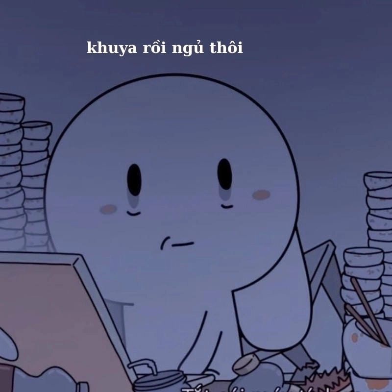 Thức dậy cùng những hình meme ngủ ngon cute