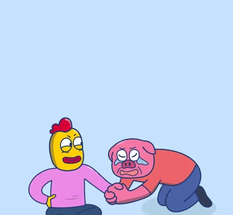 Ngắm nhìn vẻ đẹp meme quỳ lạy troll