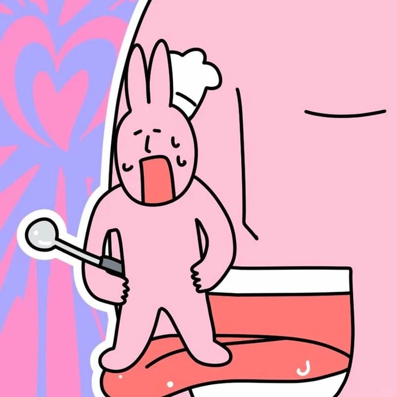 Tìm về meme thỏ đáng yêu