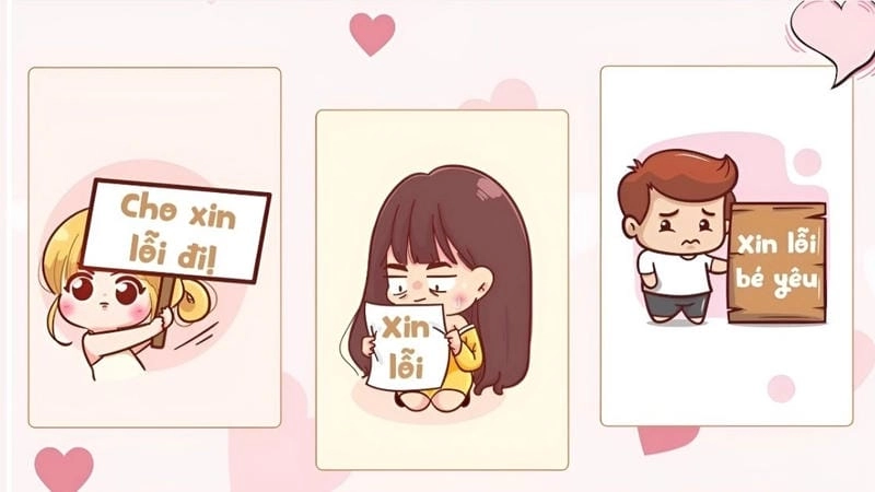 Thức dậy cùng những hình meme xin lỗi hot trend