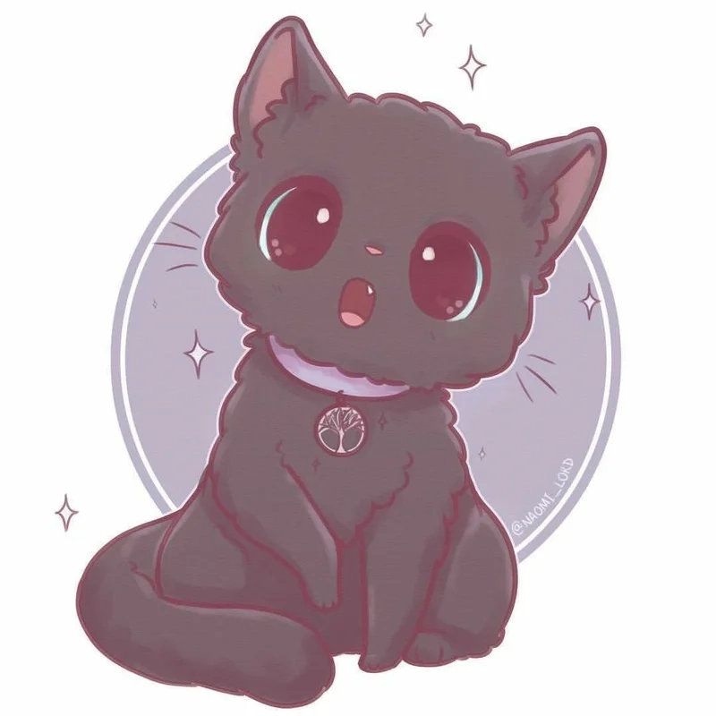 Bộ sưu tập hình ảnh mèo chibi dễ thương đầy màu sắc