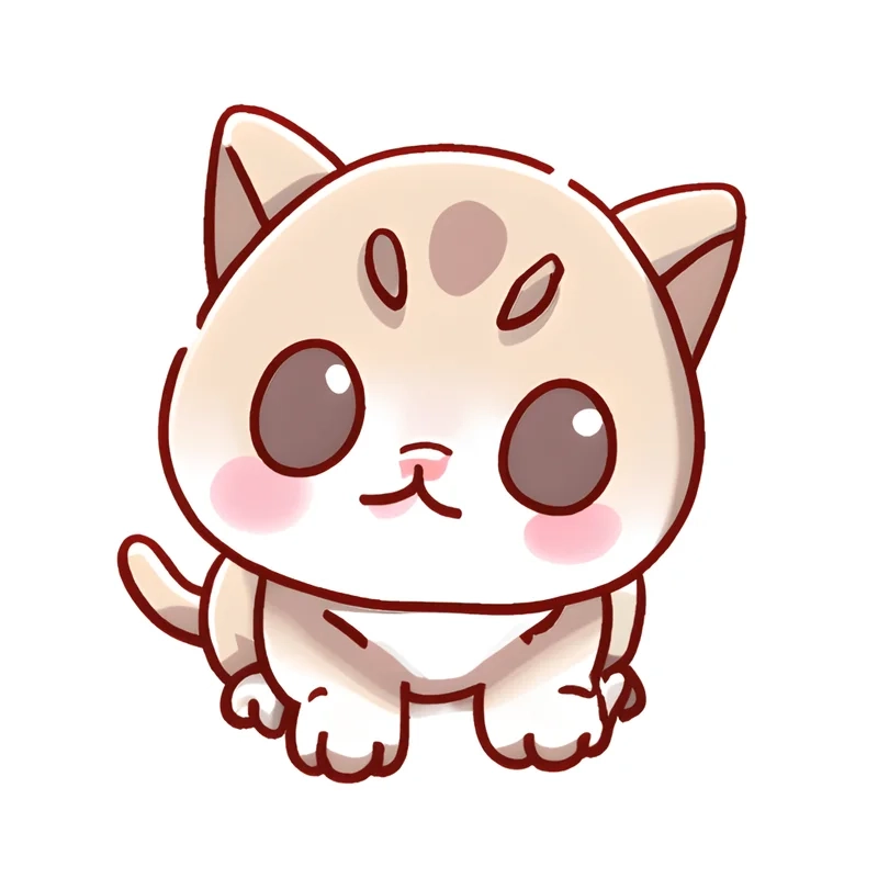 Bộ sưu tập hình ảnh mèo cute chibi siêu đáng yêu