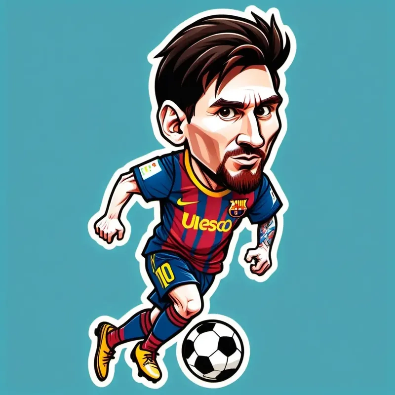 Thưởng thức trọn bộ lionel messi chibi dễ thương và độc lạ