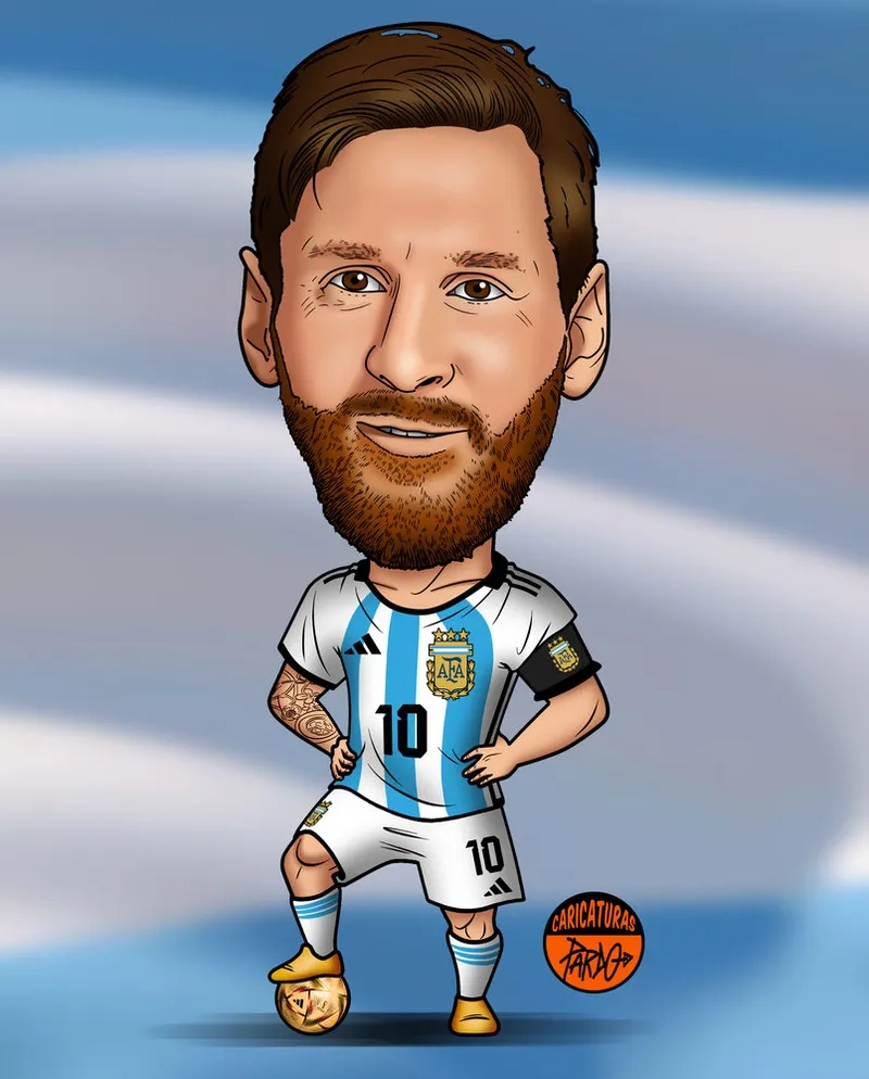 Bộ ảnh chibi messi độc đáo cho tín đồ bóng đá toàn cầu