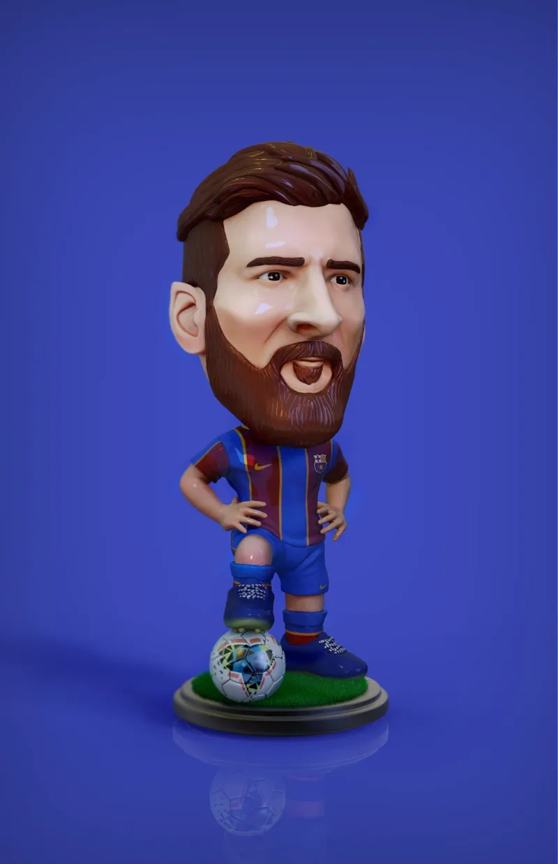 BST ảnh messi chibi dễ thương nhất dành riêng cho fan Messi