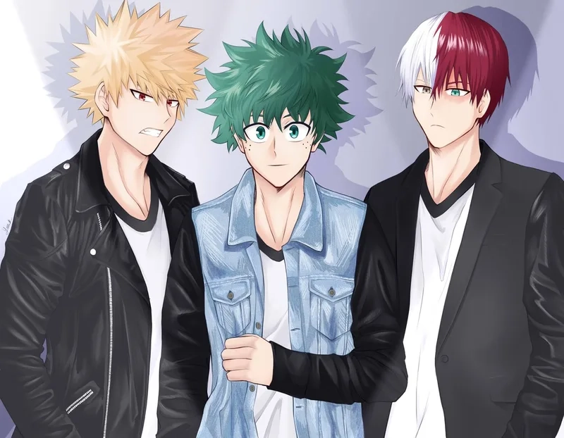 Đồng đội và thử thách trong bakugou midoriya todoroki