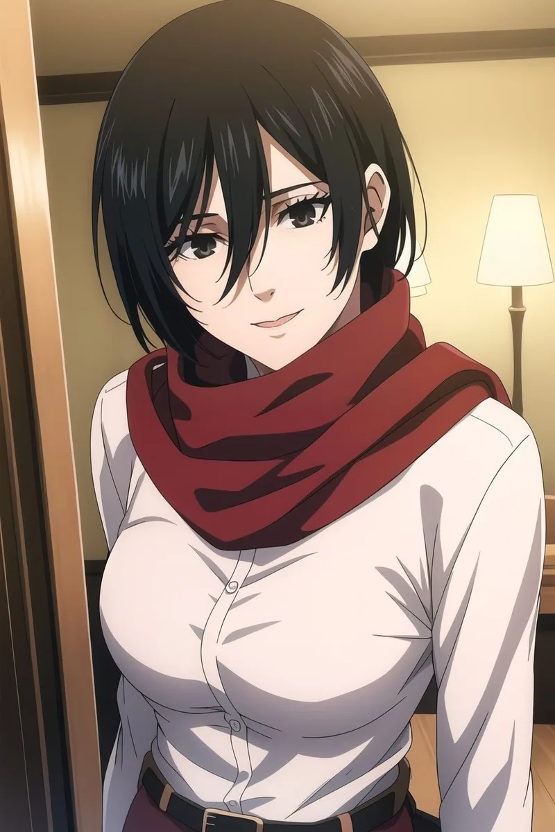 Ngắm từng khoảnh khắc anime mikasa anime