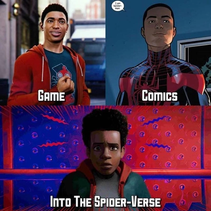 Tìm về miles morales meme ngộ nghĩnh