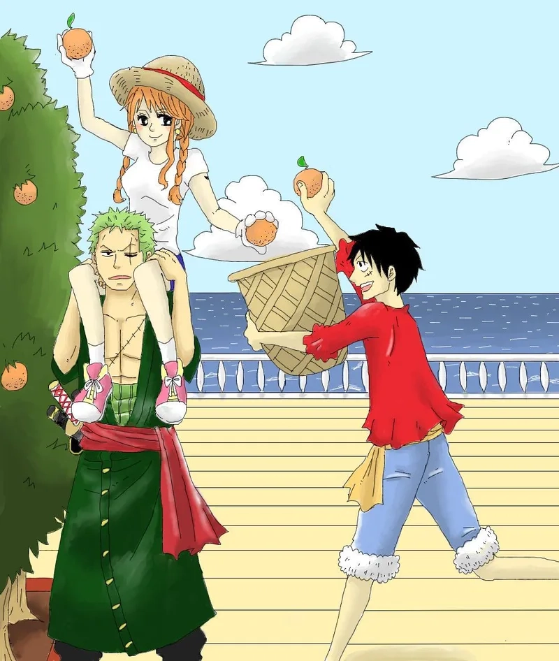 Câu chuyện phiêu lưu đậm chất luffy zoro nami