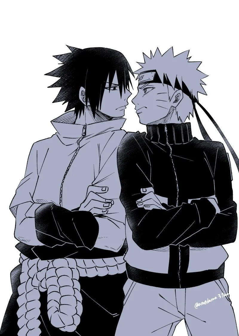 Ngắm từng khoảnh khắc hình ảnh naruto và sasuke ngầu