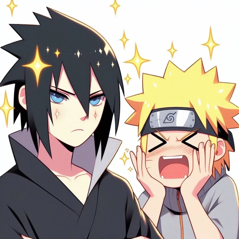 Sức mạnh không thể ngăn cản naruto và sasuke ngầu