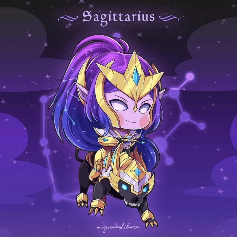 Bộ sưu tập nhân mã chibi cute độc đáo dành cho fan cung hoàng đạo