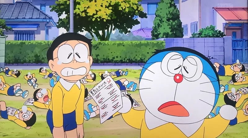 Những khung hình đáng yêu của hình ảnh doremon và nobita cute