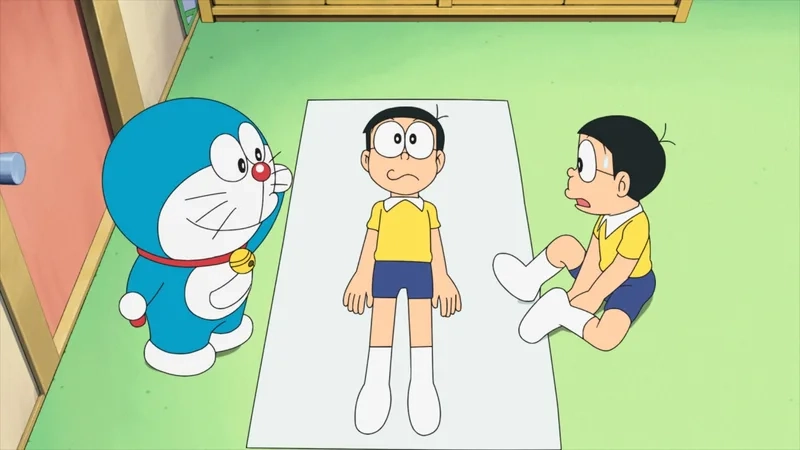 Màn hình sống động với hình nền doraemon và nobita