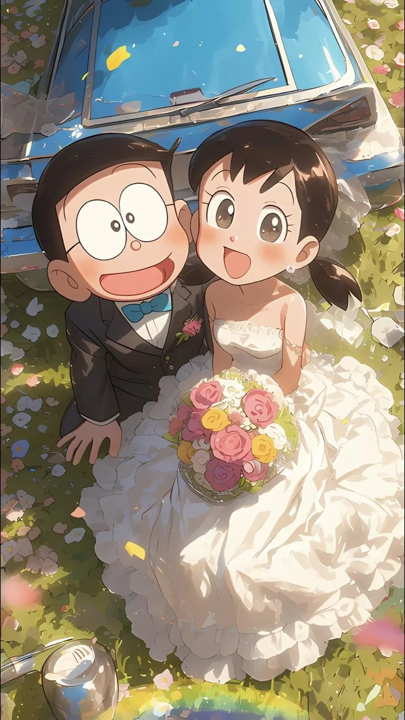 Trọn bộ khoảnh khắc nobita x shizuka ngọt ngào