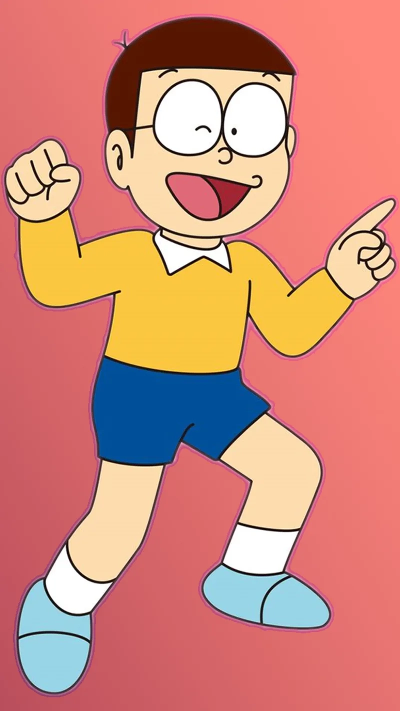 Fan tan chảy trước hình ảnh nobita cute siêu đáng yêu