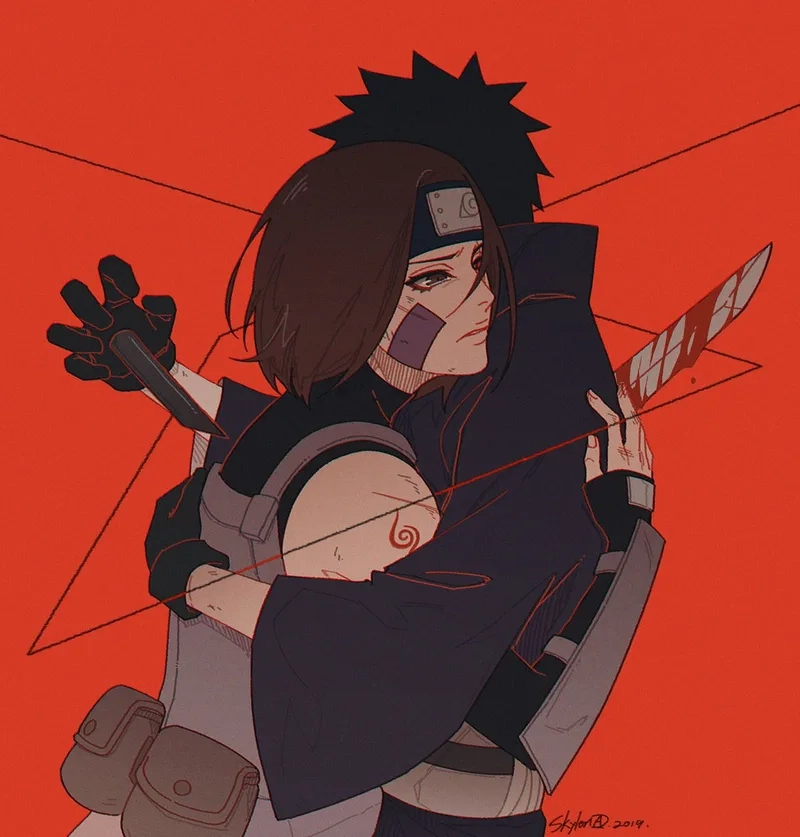 Khoảnh khắc tình bạn và hi sinh obito rin manga