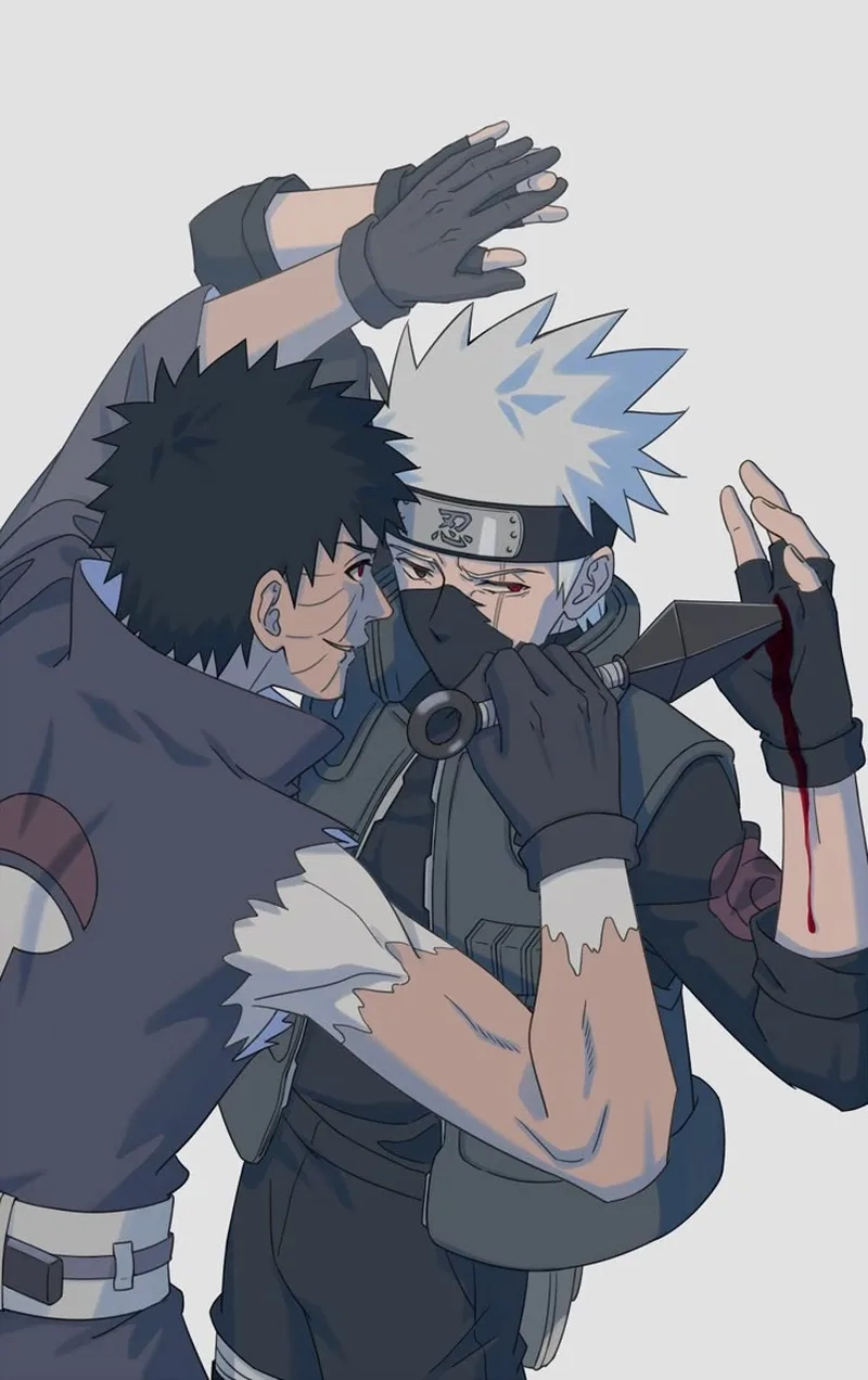 Cuộc chiến căng thẳng trong obito uchiha x kakashi hatake