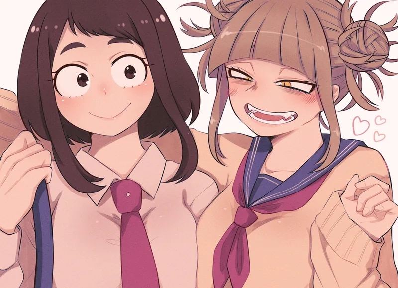 Cặp đôi anime đáng yêu toga x ochako ship