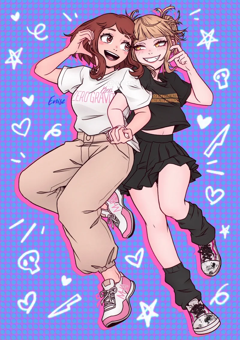 Tình bạn hay hơn tình yêu trong mha ochako x toga