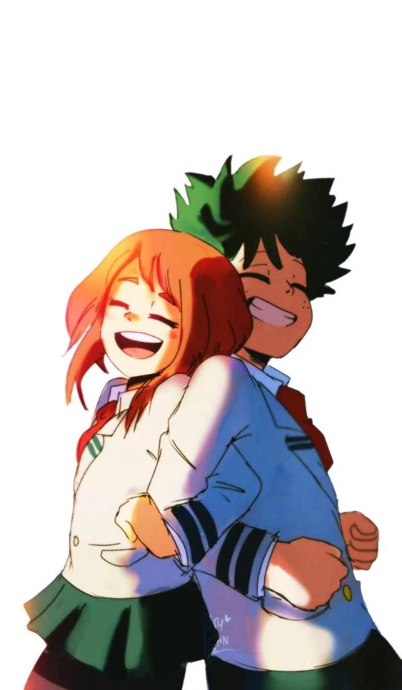 Fan thích thú với chuyện tình izuku x ochako