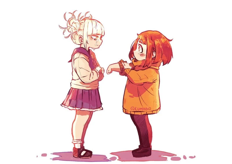 Tình cảm bất ngờ của ochako x toga