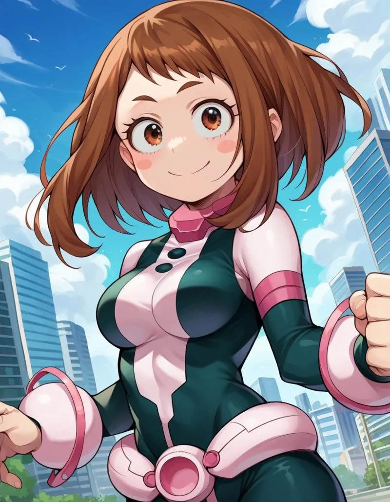 Khám phá sức mạnh đáng yêu của ochako uraraka