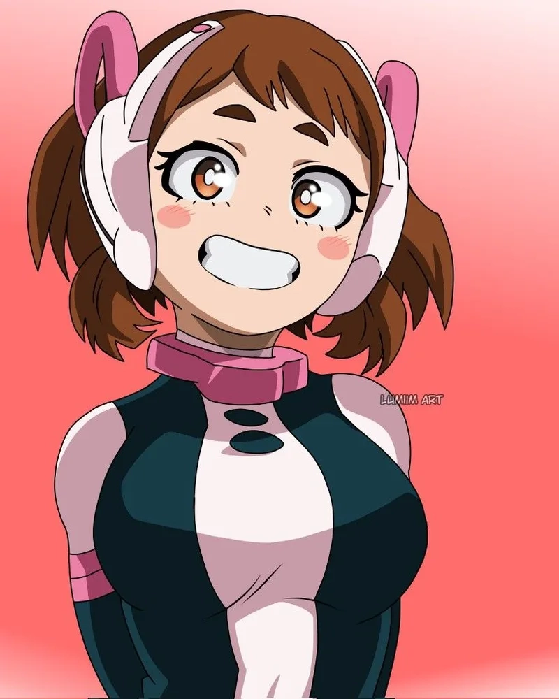 Khám phá sức mạnh anh hùng hero academia uraraka