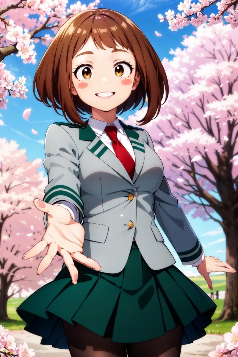 Fan anime không thể bỏ qua mha uraraka