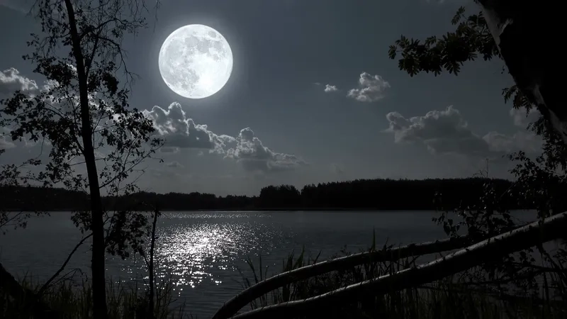 Khám phá hình ảnh ánh trăng soi mặt hồ yên bình