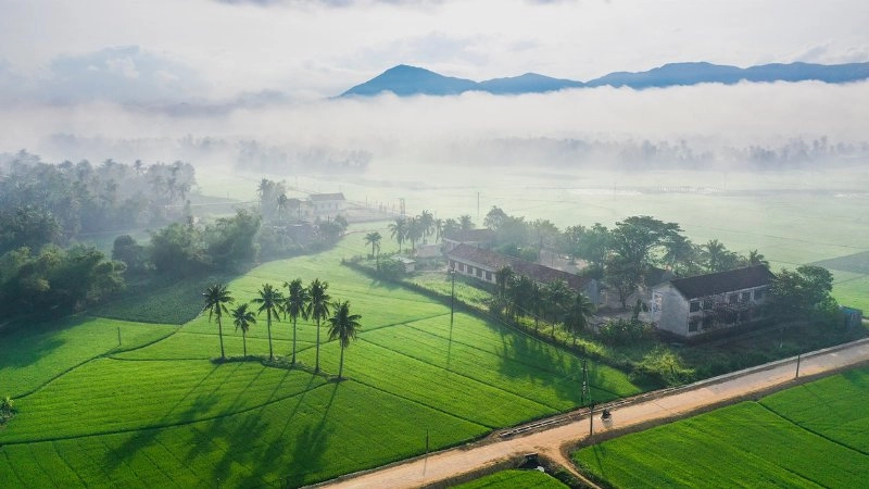 Ảnh phong cảnh yên bình cho góc sống ảo tuyệt đẹp