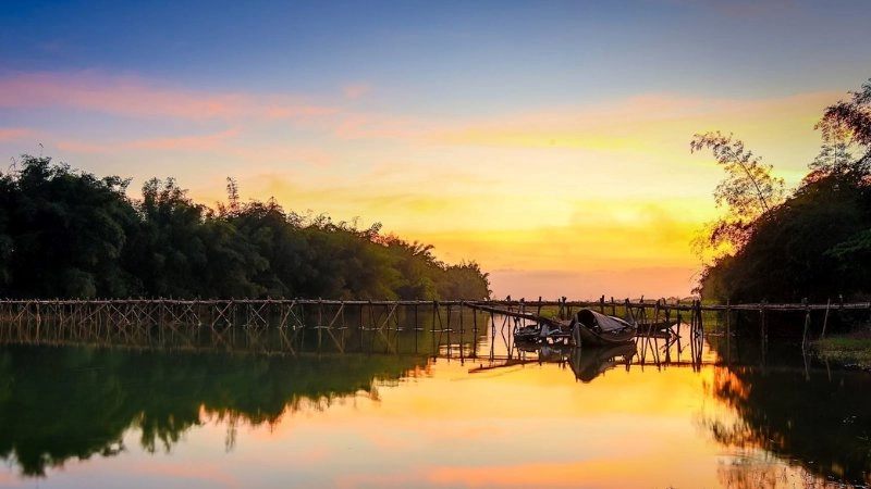 Phong cảnh thiên nhiên bình yên gần gũi với cuộc sống