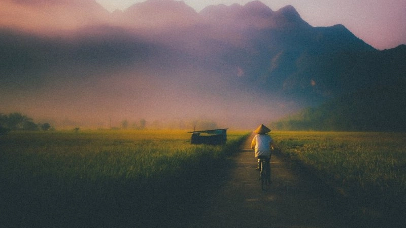 Hình nền phong cảnh quê hương mang lại cảm giác ấm áp