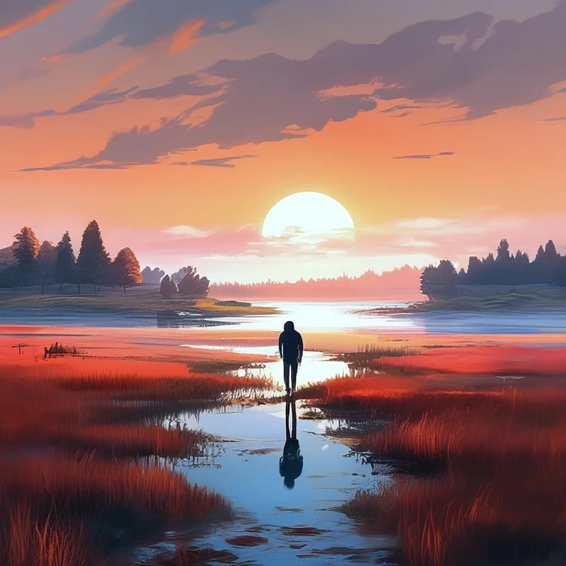 Phố vắng lặng lẽ tạo không gian cô độc sâu lắng