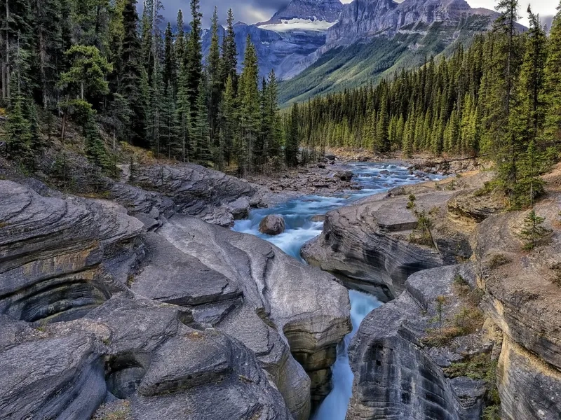 Ngắm ảnh suối và thác nước hùng vĩ giữa rừng núi bao la