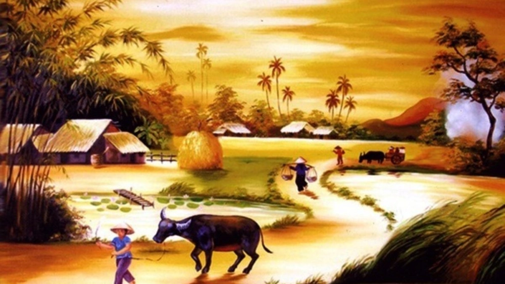 Tìm ý tưởng tranh vẽ đồng quê đơn giản dễ học cho người mới