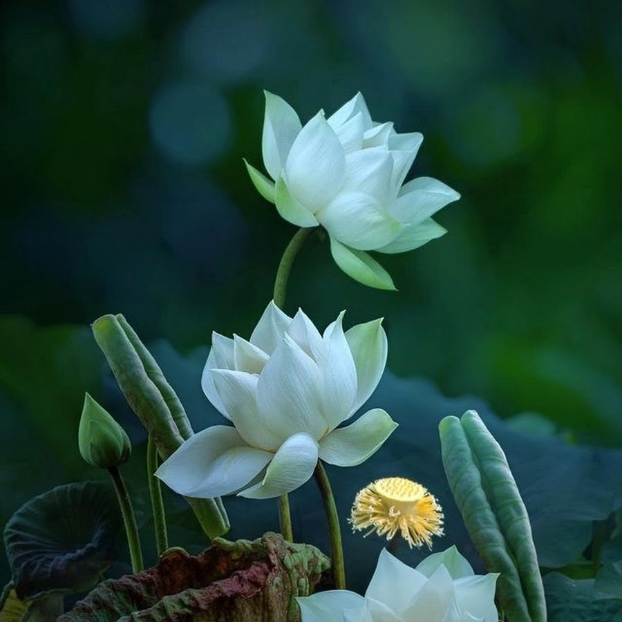 Trang trí không gian với tranh phong cảnh hoa sen đẹp mắt