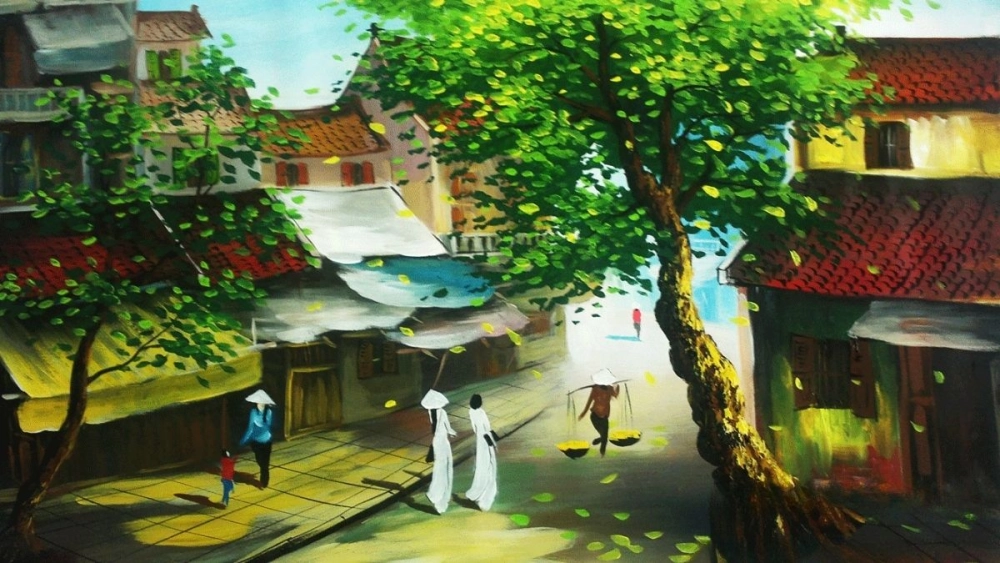 Chiêm ngưỡng ảnh chụp phong cảnh làng quê yên bình và thơ mộng