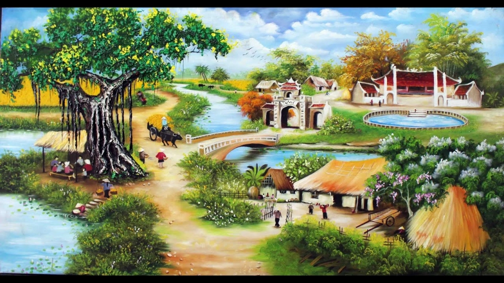 Tải ngay hình nền phong cảnh quê hương cho máy tính