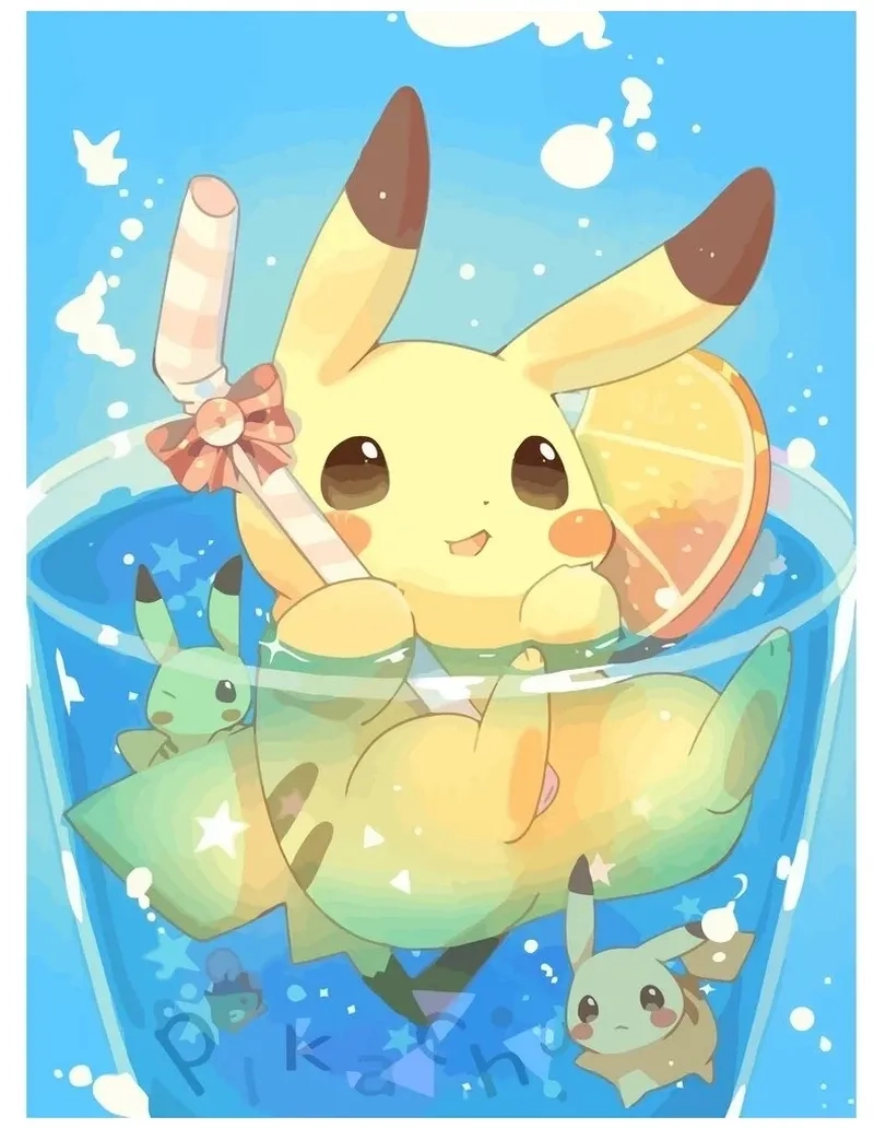 Tải về ngay hình nền pikachu cute chibi đẹp mê ly
