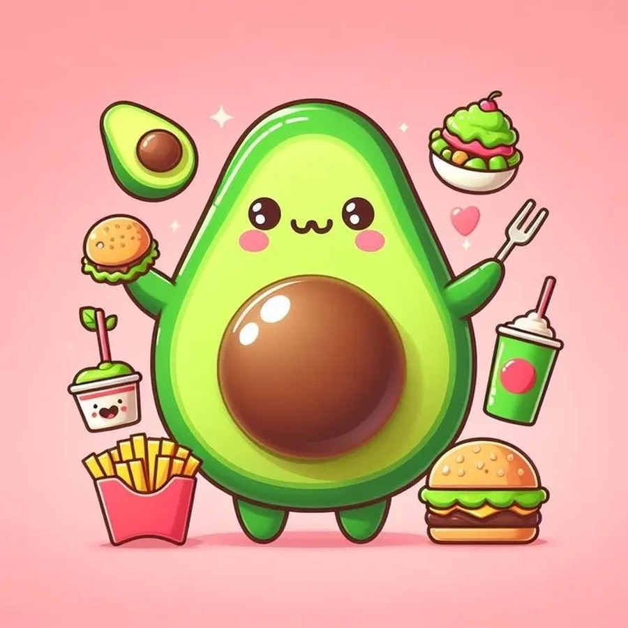 Quả bơ chibi là gì?