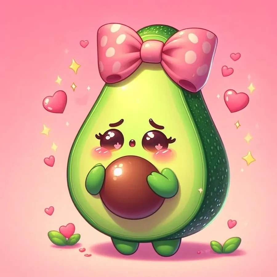 Đắm chìm trong thế giới quả bơ cute siêu dễ thương mỗi ngày