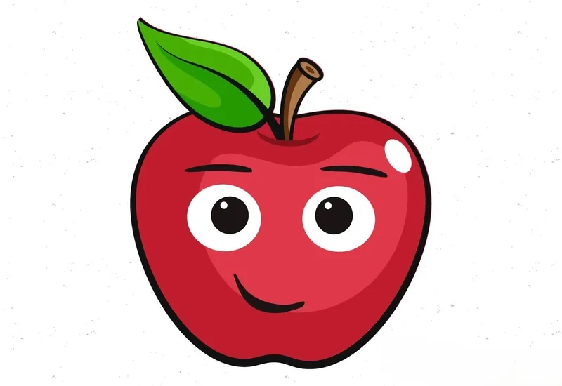 Bộ ảnh hình ảnh quả táo cute lung linh cho dân thiết kế