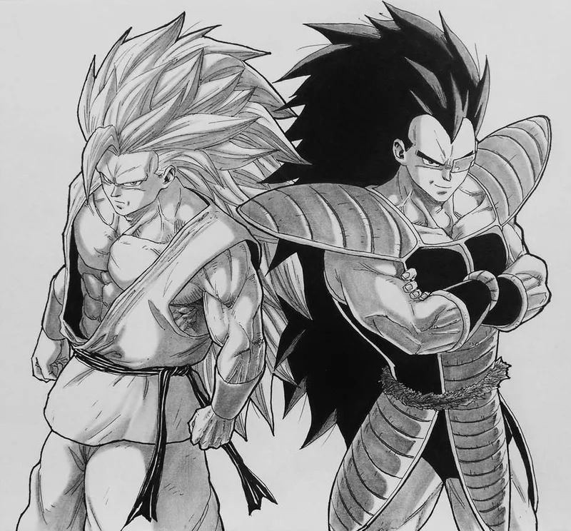Cuộc so tài kinh điển Dragon Ball Z dragon ball z goku vs raditz