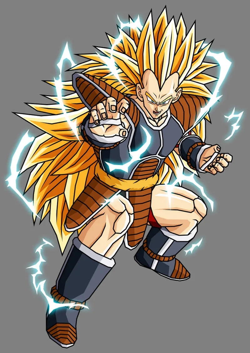 Phiên bản siêu cấp 3 mạnh mẽ raditz ssj3