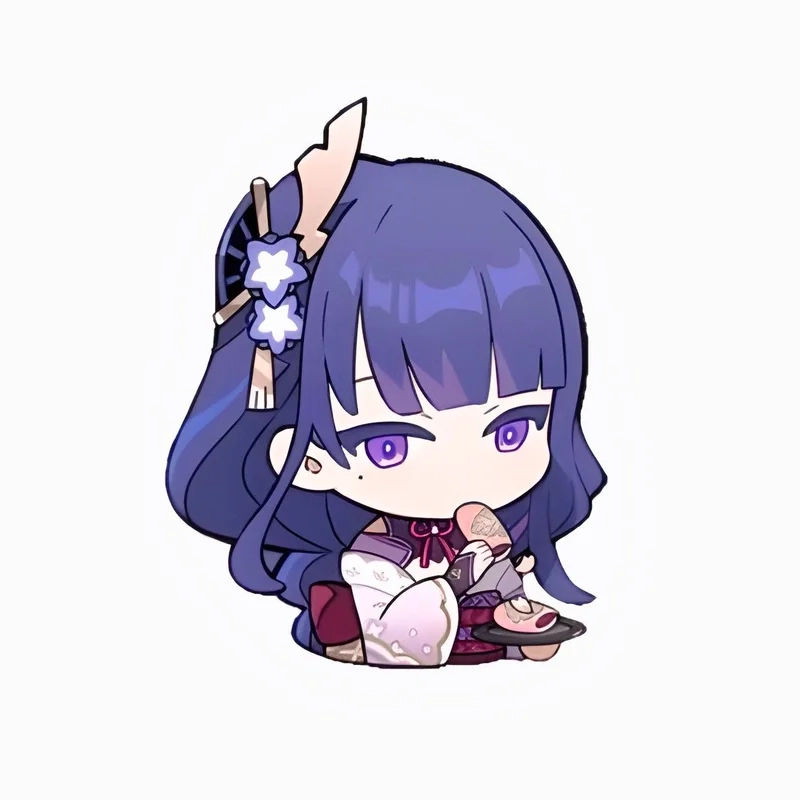 Bộ sưu tập raiden chibi hot trend cho fan Genshin